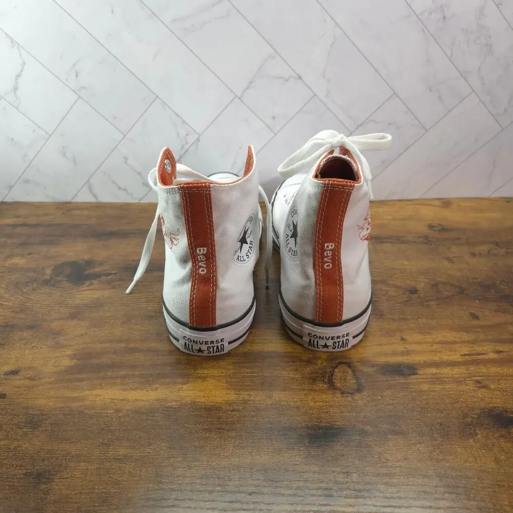 Converse Chuck Taylor Texas Longhorns High Top 6.5 W 8.5 UT 172522C New